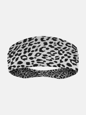 Noofa Leopard Black Gray Headband