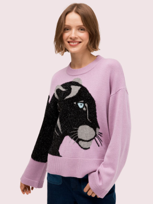 Wool Panther Sweater