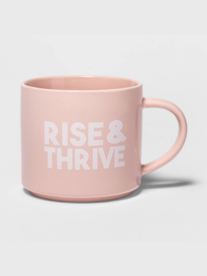 16oz Rise & Thrive Mug - Room Essentials™