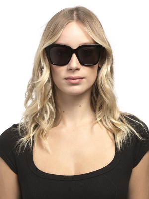 Bella - Black + Grey + Polarized Sunglasses