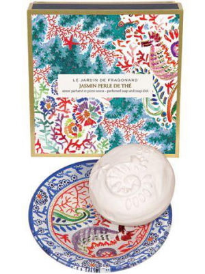 Jasmin Perle De Thé Dish & Perfumed Soap