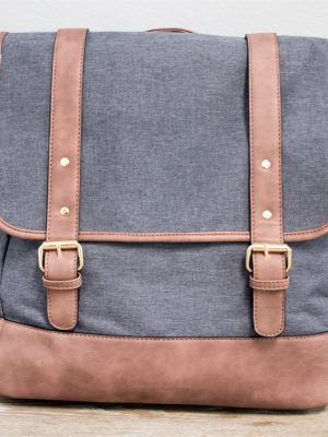 Double Buckle Backpack