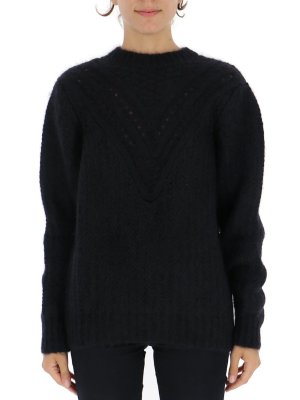 Alberta Ferretti Crewneck Knit Sweater