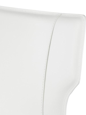 Nuevo Wayne Counter Stool - White