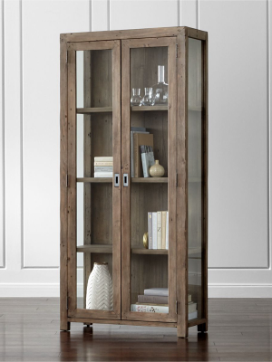 Morris Ash Grey Bookcase