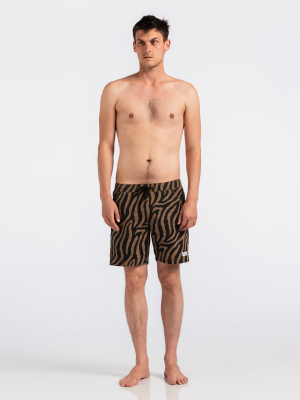 Banks Journal Stranger Elastic Boardshort - Clay