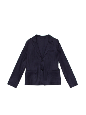 Emporio Armani Kids Single Breasted Blazer