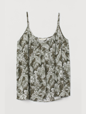 Crinkled Tank Top
