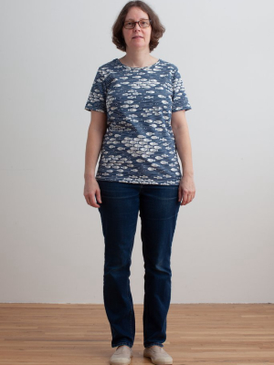 Women's Glasgow Top - Under The Sea Navy