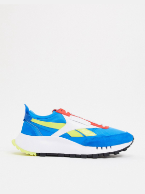 Reebok Classic Legacy Sneakers In Blue And Red