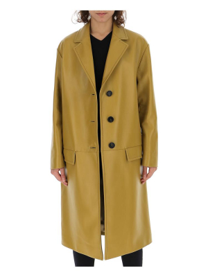 Prada Single Breasted Knee Length Coat