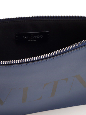 Valentino Vltn Printed Toiletry Bag