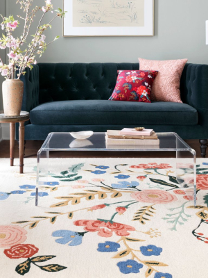 Loloi Rifle Paper Co. Les Fleurs Rug - Ivory/multi