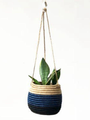 Amsha Hanging Woven Planter