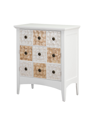 32" Durdle High 1 Drawer 2 Doors Accent Cabinet - Elegant Home Fashions