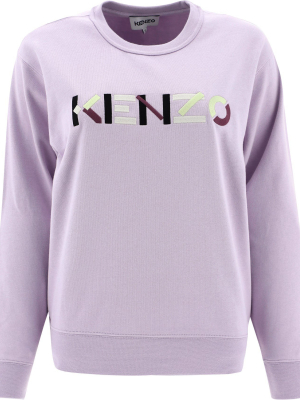 Kenzo Logo Embroidered Sweatshirt