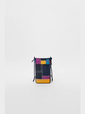 Patchwork Crossbody Phone Case