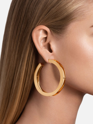 Opus Earrings, Gold