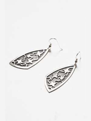 Argentium Silver Stormy Night Earrings