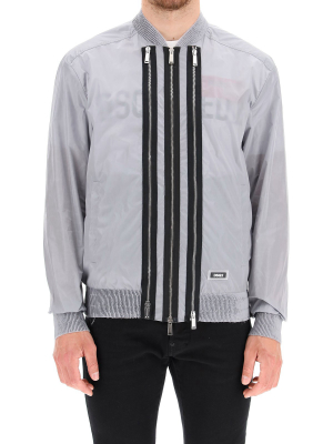 Dsquared2 Double Zip Bomber Jacket