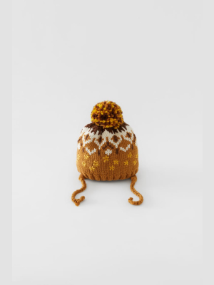 Jacquard Knit Hat