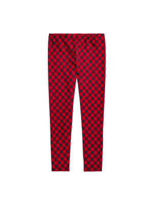 Buffalo Check Stretch Jersey Legging