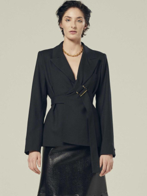 Atori Black Asymmetric Blazer