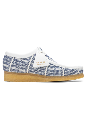 Clarks Wallabee - Woven Indigo