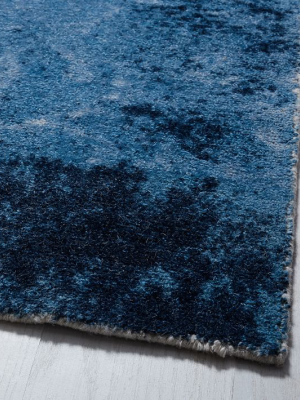 Distressed Rococo Wool Rug