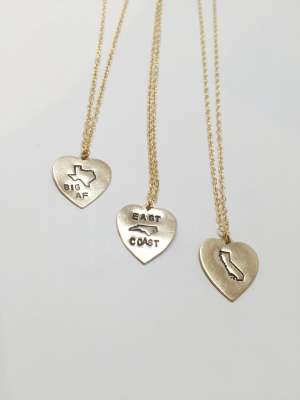 Heart State Necklaces