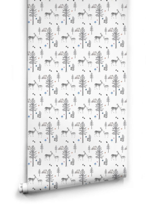 Sleeping In The Woods Wallpaper From The Love Mae Collection By Milton & King