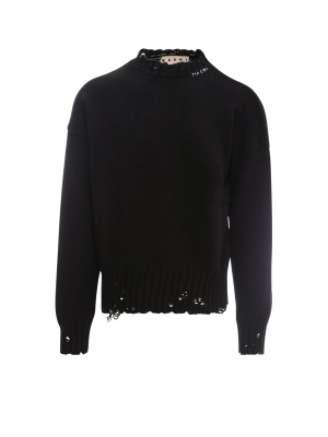 Marni Distressed Knit Jumper