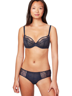 Bowery Mesh Plunge Bra