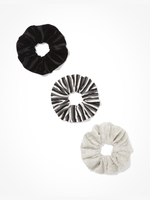 Aeo Striped Scrunchies 3-pack