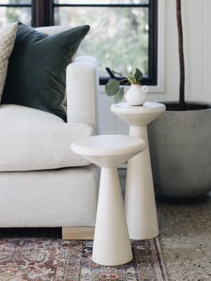 Reina Concrete Accent Tables