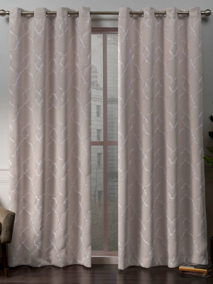 Belmont Grommet Top Blackout Window Curtain Panels - Exclusive Home