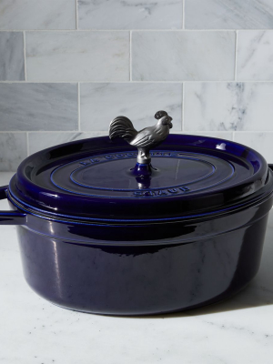 Staub ® 5.75-qt. Dark Blue Coq Au Vin Cocotte