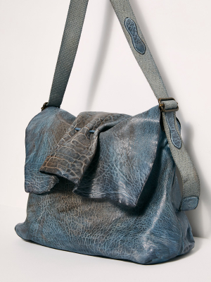 Verona Distressed Messenger Bag