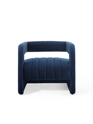 Range Tufted Performance Velvet Accent Armchair - Modway