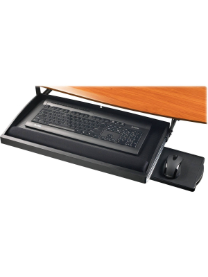 Lorell Underdesk Keyboard Drawer - Black