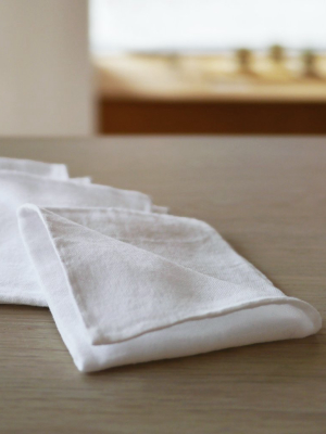 Cocktail Napkin - White