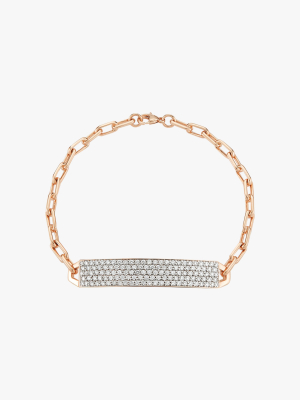 Diamond Id Bracelet