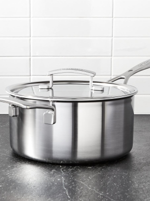 Demeyere Industry 4-quart Stainless Steel Sauce Pan