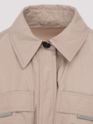 Brunello Cucinelli Belted Shirt-style Coat