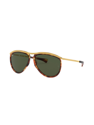 Ray-ban Rb2219 954/31 Unisex Pilot Lifestyle Sunglasses Tortoise