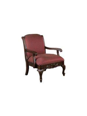 Safari Magenta Arm Chair In Brown - Comfort Pointe