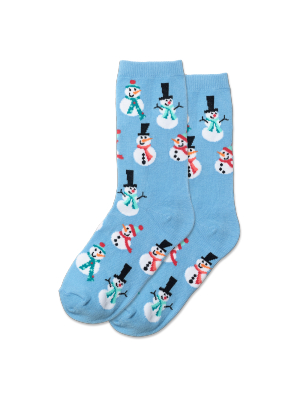 Kid's Snowmen Crew Socks