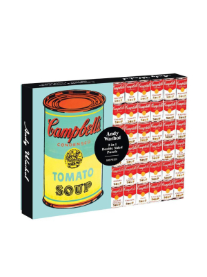 Double Sided Warhol Soup Can Puzzle