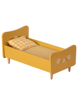 Mini Wooden Bed - Yellow