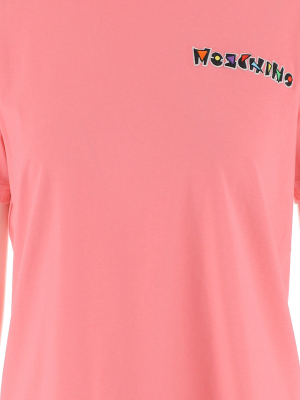 Moschino Logo Embroidered T-shirt